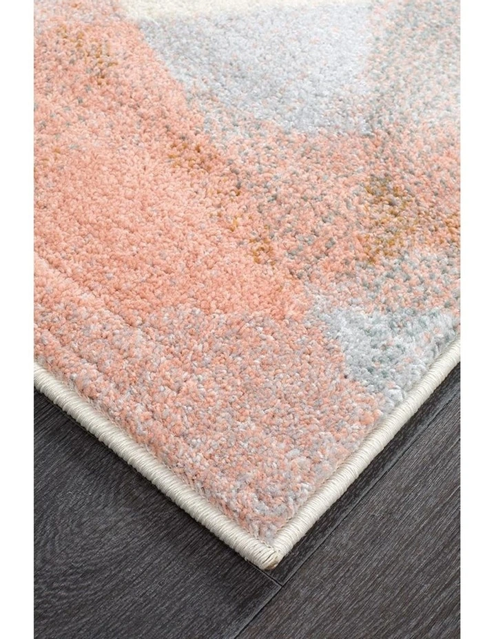 Dimensions Divinity Shatter Blush Modern Runner Rug image 3