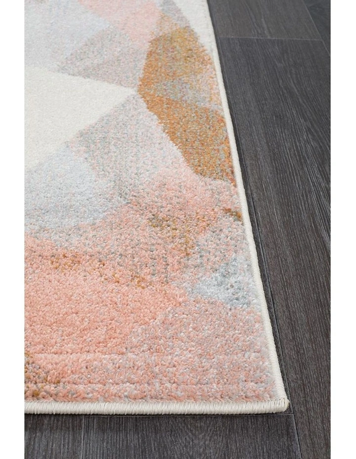 Dimensions Divinity Shatter Blush Modern Runner Rug image 4