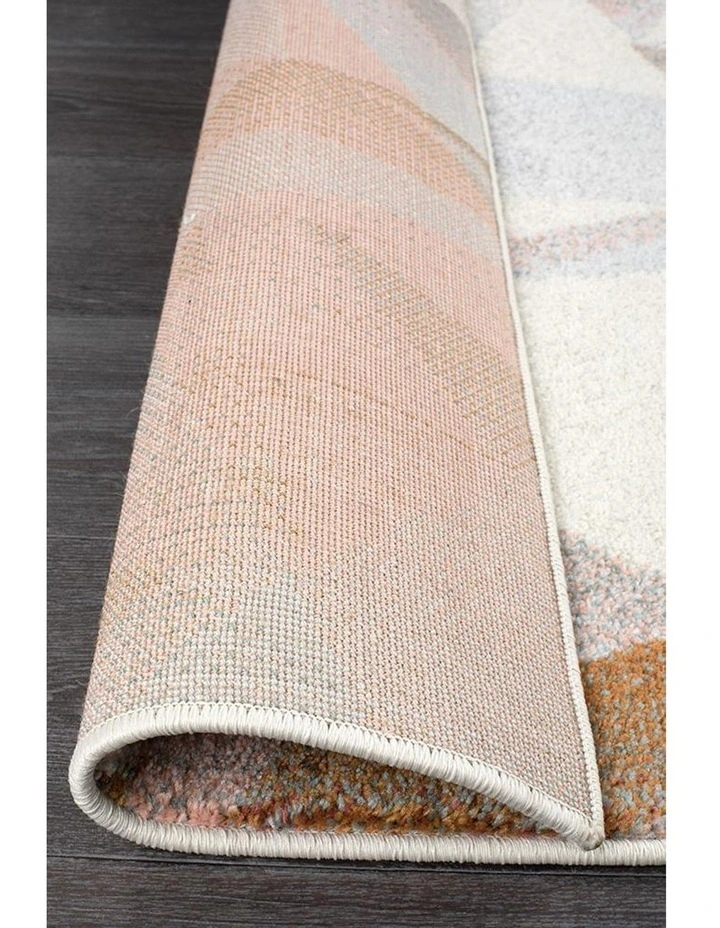 Dimensions Divinity Shatter Blush Modern Runner Rug image 6