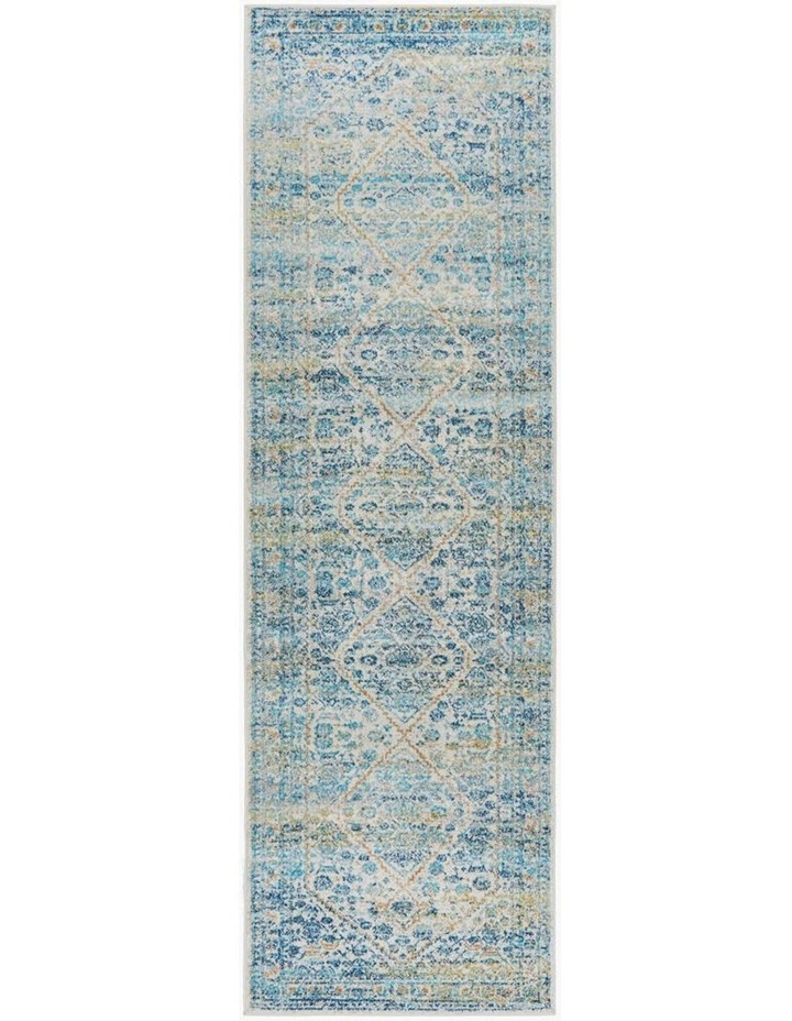 Evoke Duality Silver Transitional Runner Rug Assorted