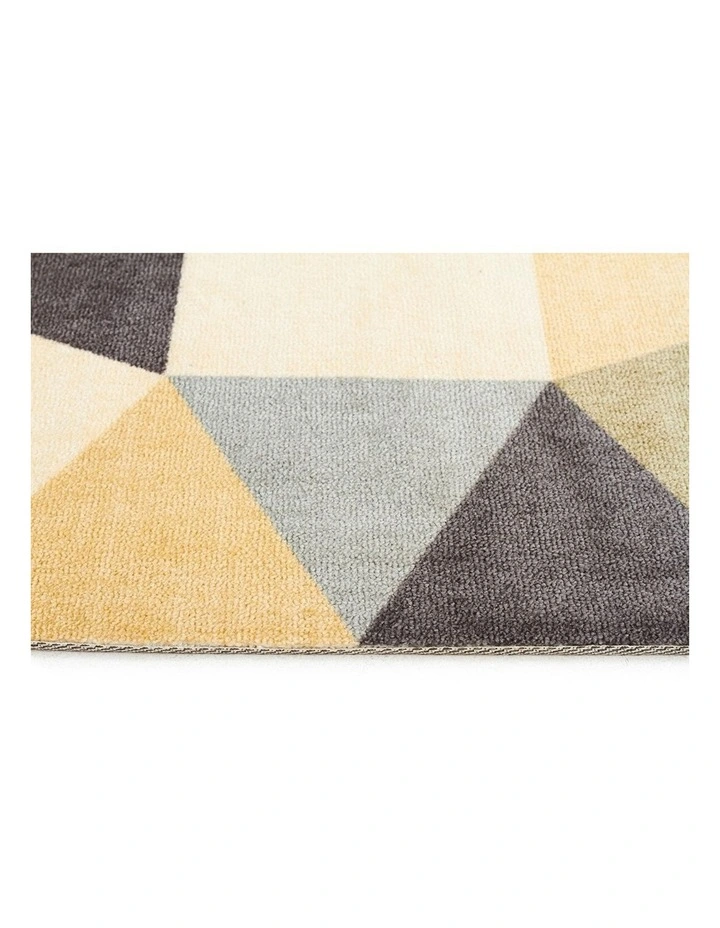 City Modern Pixels Rug Rust Grey Blue image 7