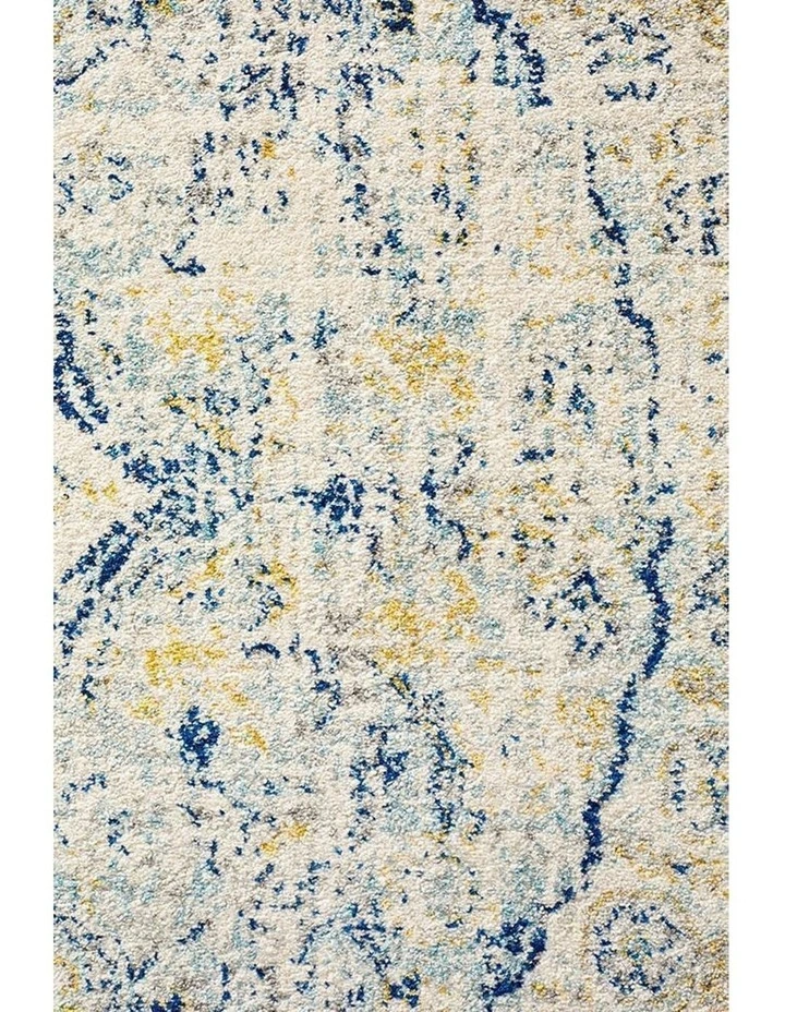 Museum Tyler Sky Blue Round Rug image 3