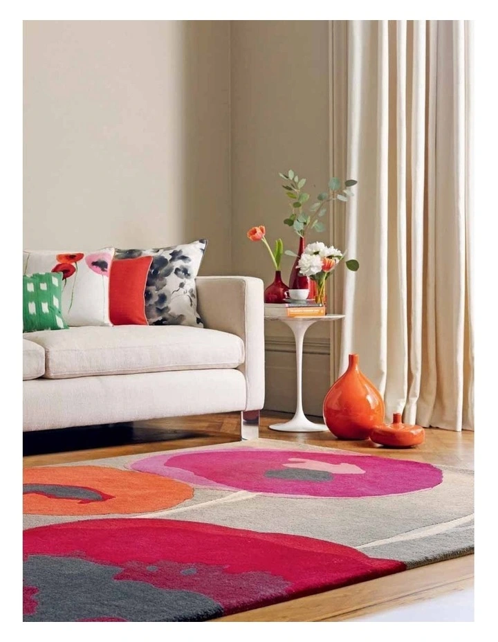 Sanderson Poppies Red/Orange Rug image 6