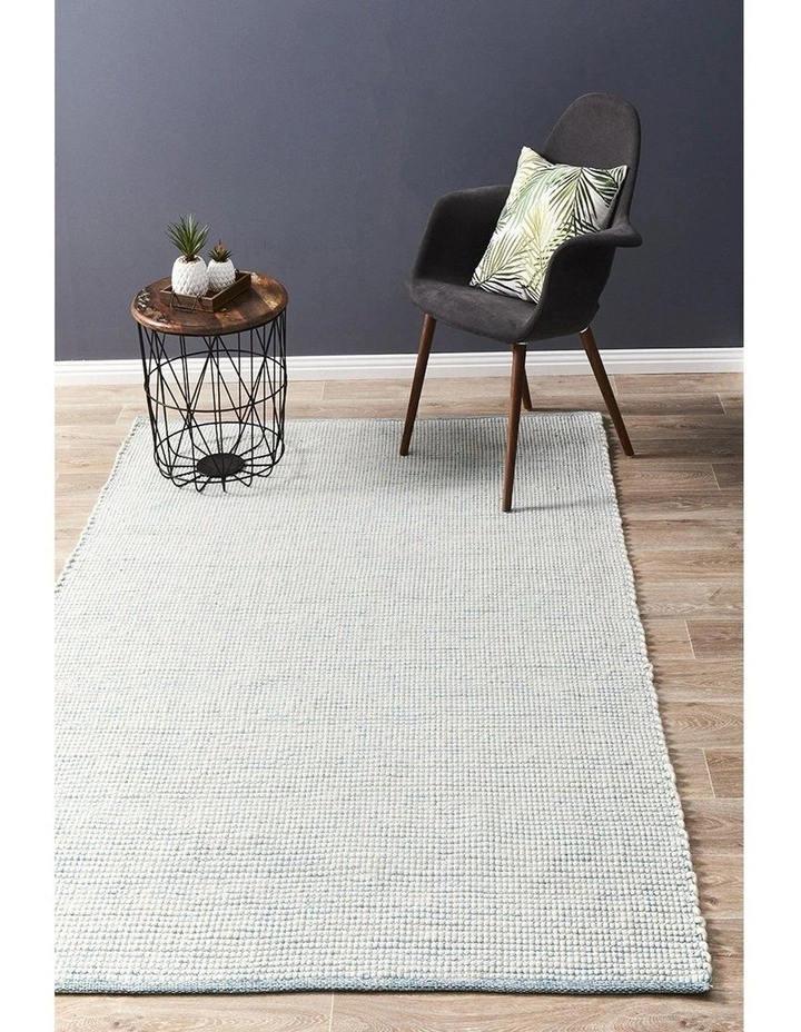 Loft Stunning Wool Rug In Turquoise image 2