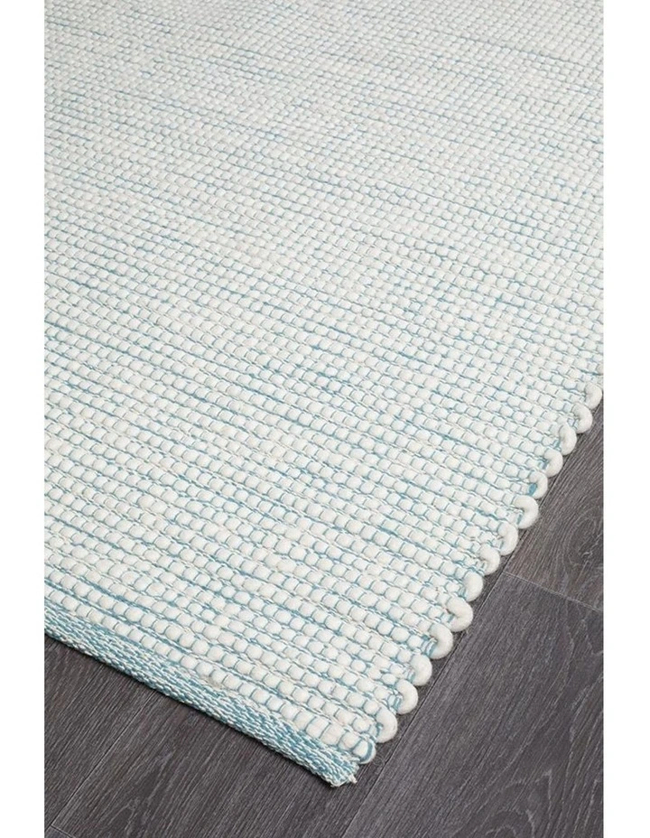 Loft Stunning Wool Rug In Turquoise image 3