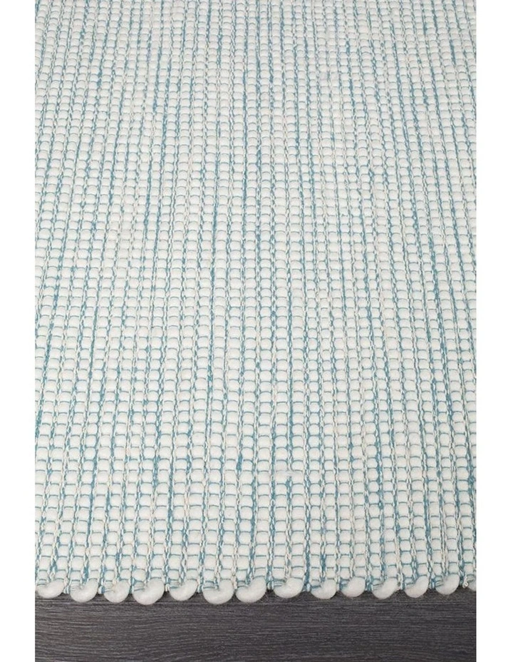 Loft Stunning Wool Rug In Turquoise image 5
