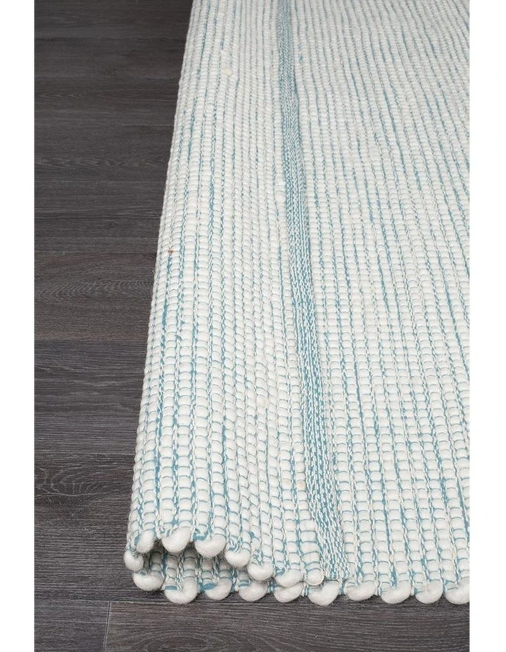 Loft Stunning Wool Rug In Turquoise image 7