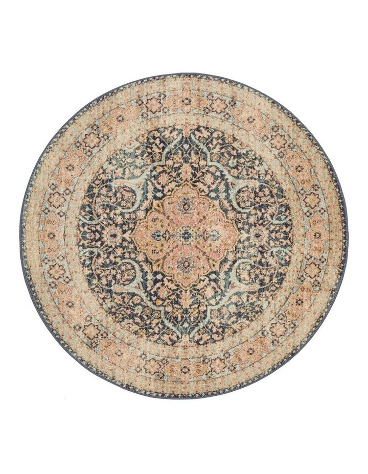 Legacy 858 Round Rug In Midnight Blue image 1