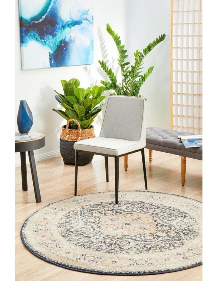 Legacy 858 Round Rug In Midnight Blue image 2