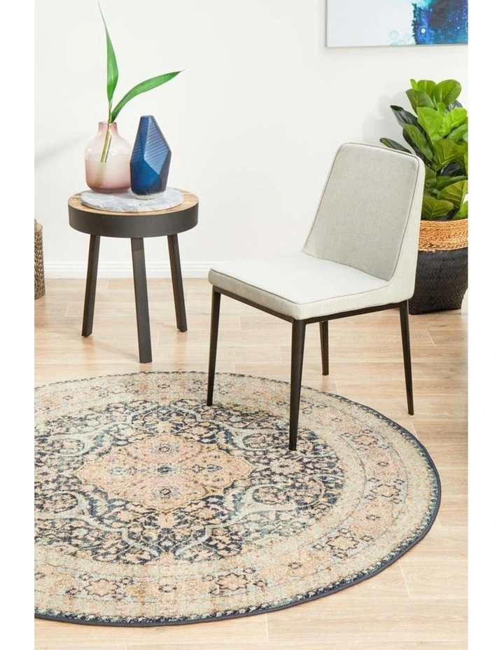 Legacy 858 Round Rug In Midnight Blue image 3