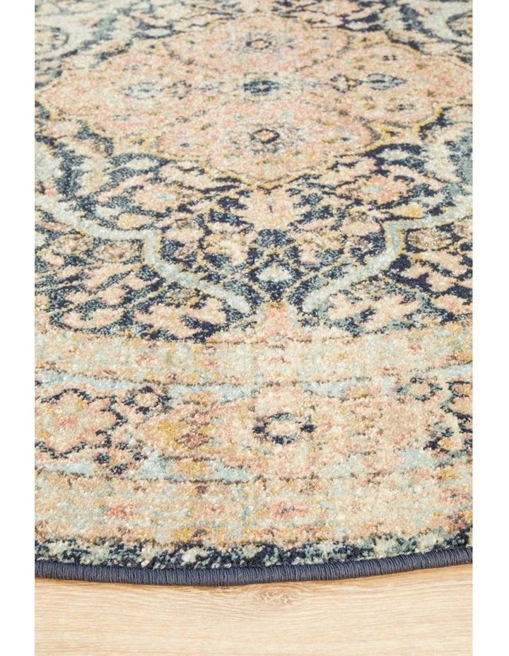 Legacy 858 Round Rug In Midnight Blue image 5