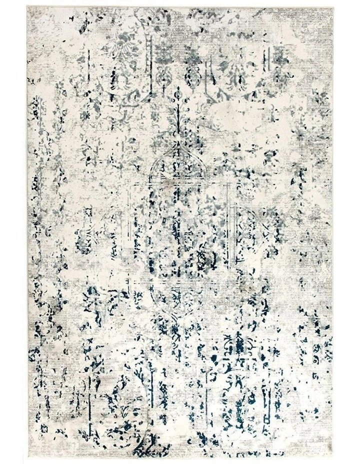Kendra Farah Distressed Contemporary Rug In Multi image 1