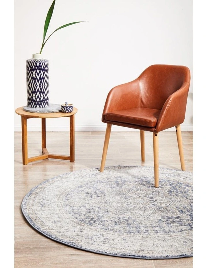 Mayfair Hugo Ocean Round Rug In Multi image 2