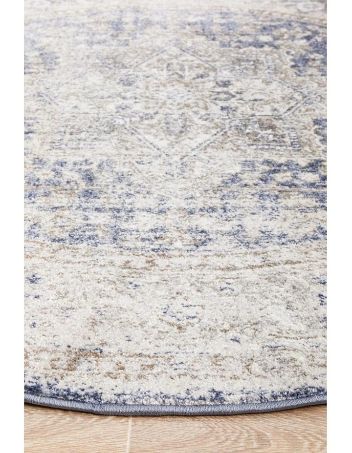 Mayfair Hugo Ocean Round Rug In Multi image 5