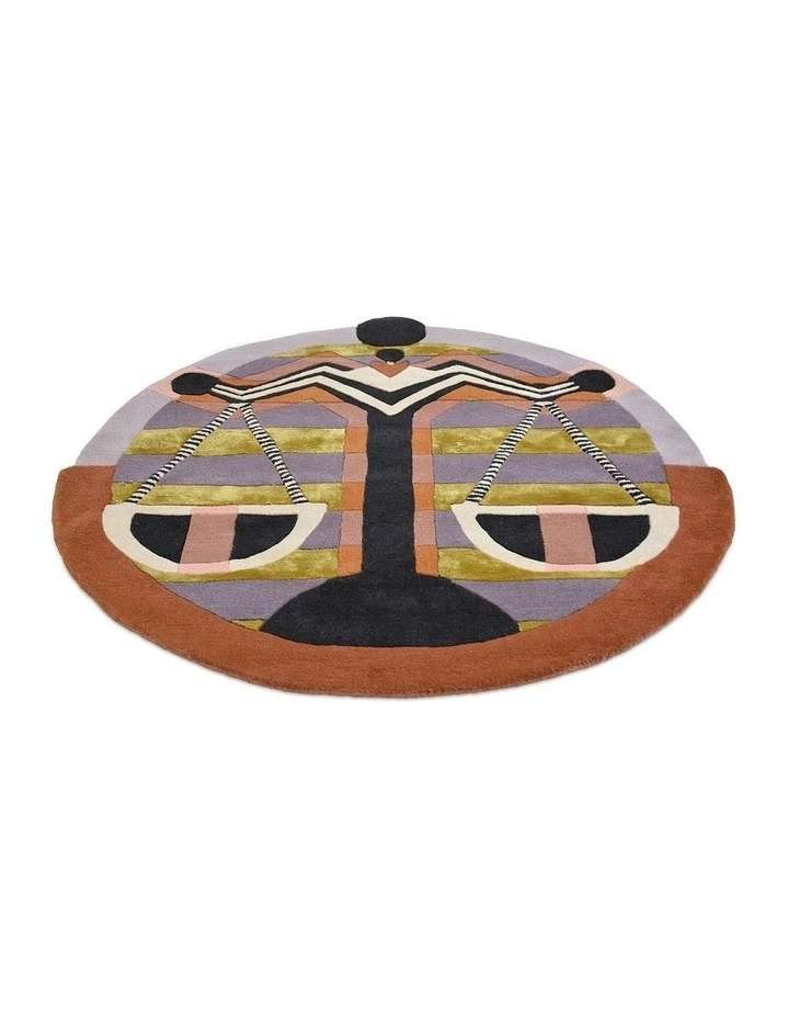 Zodiac Libra 161705 Round Rug In Multi image 3