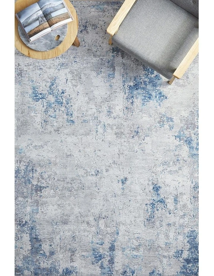 Illusions 132 Rug In Blue/Silver image 2