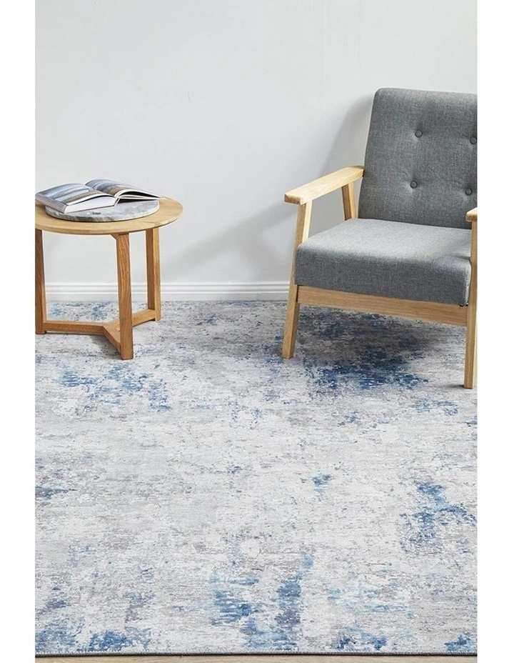 Illusions 132 Rug In Blue/Silver image 3