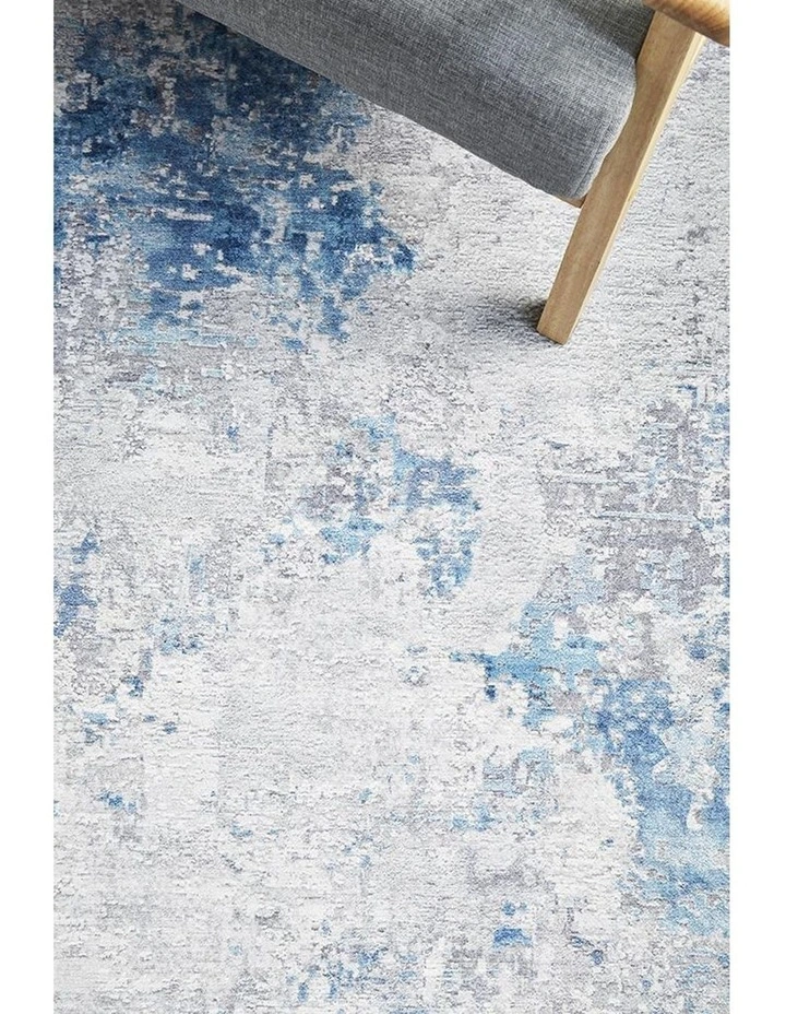 Illusions 132 Rug In Blue/Silver image 5