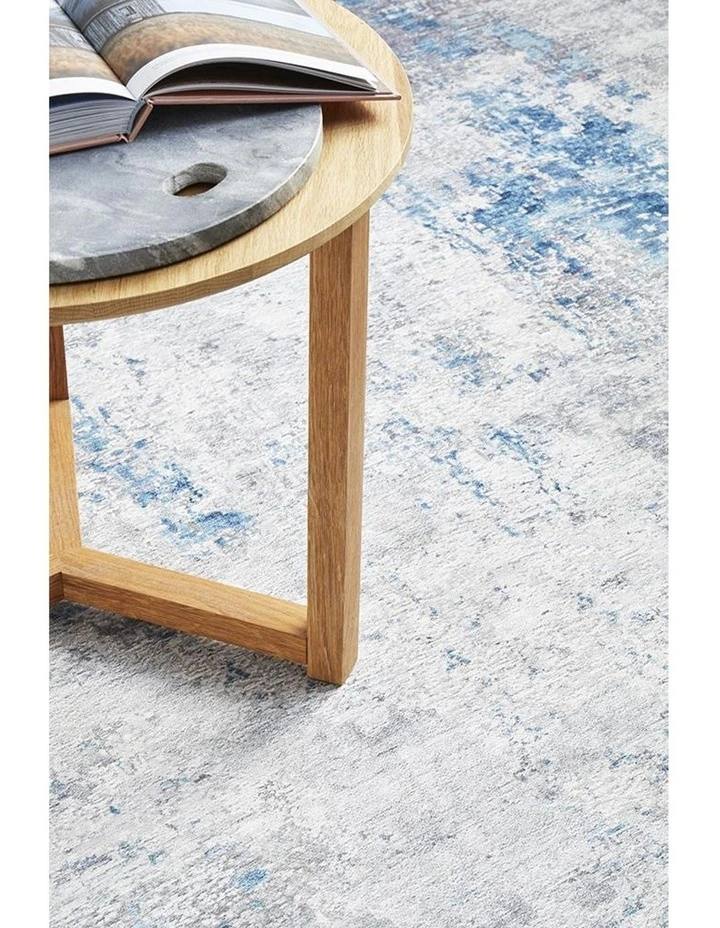 Illusions 132 Rug In Blue/Silver image 7