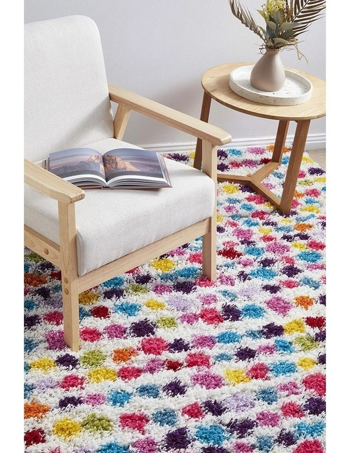 Vegas Dot Rug In Multi image 5