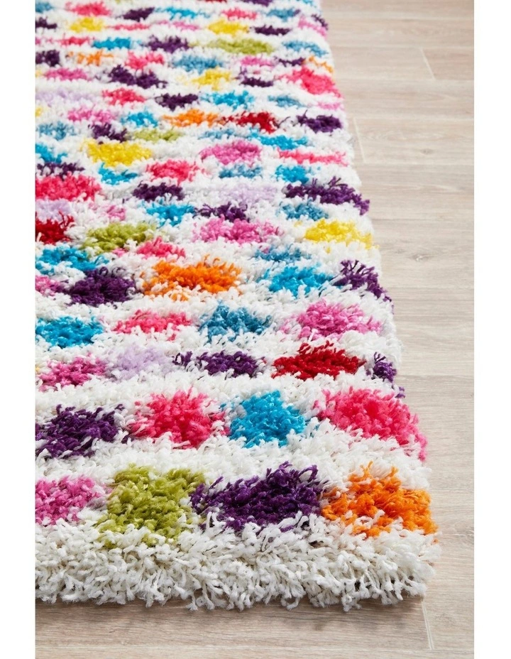 Vegas Dot Rug In Multi image 5