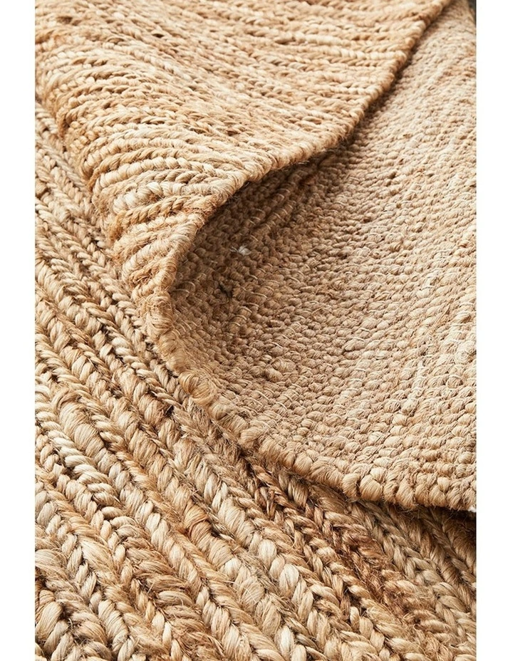 Dune Rave Natural Rug in Beige image 3