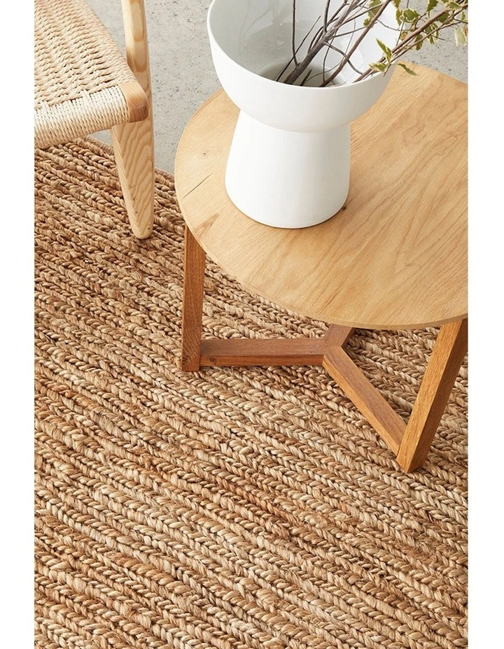 Dune Rave Natural Rug in Beige image 6