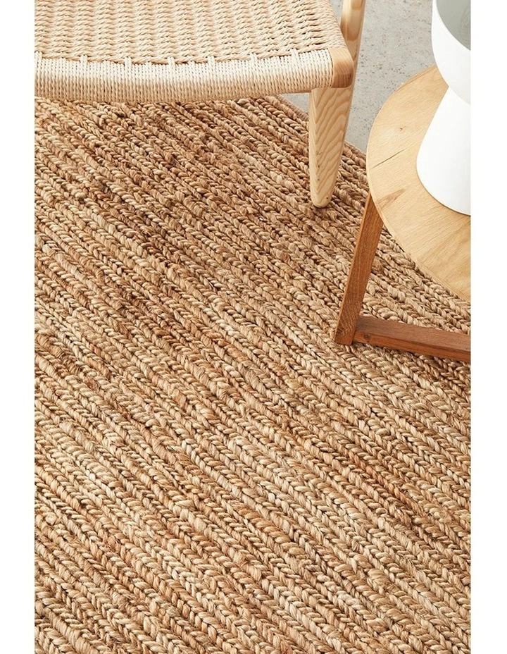 Dune Rave Natural Rug in Beige image 7
