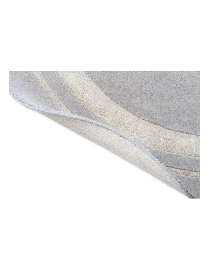 Redbrook Round Rug 081804 in Silver image 4