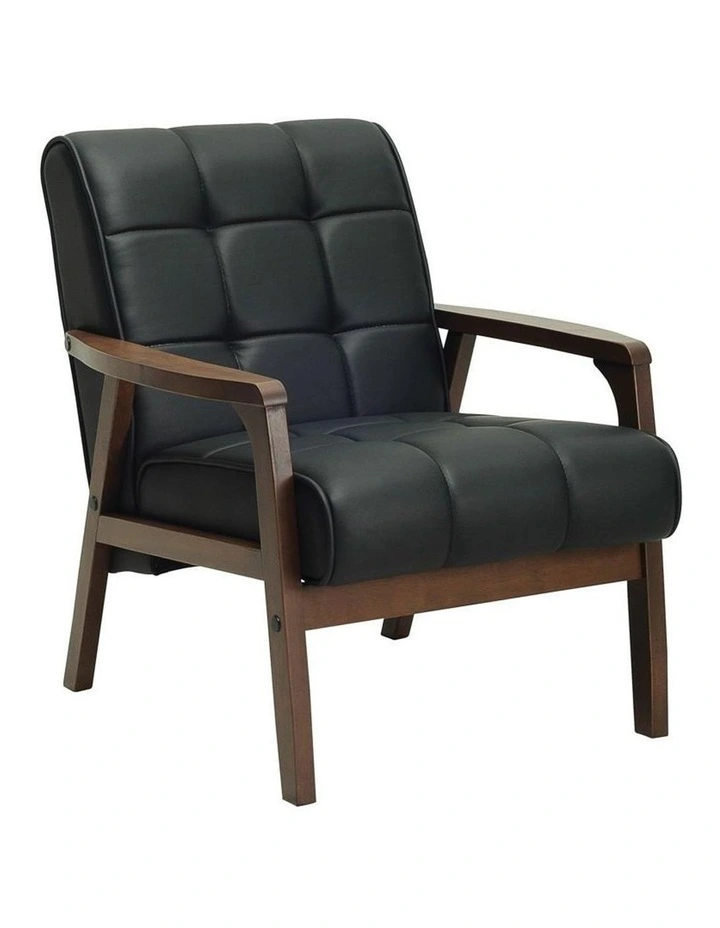 Tucson Armchair in Black image 1