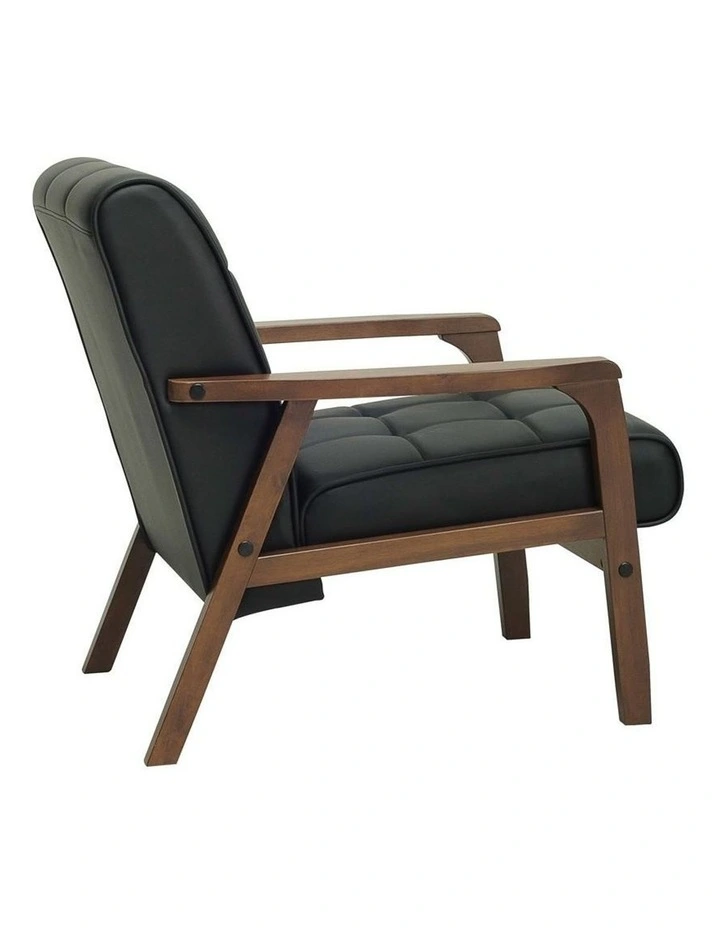 Tucson Armchair in Black image 2