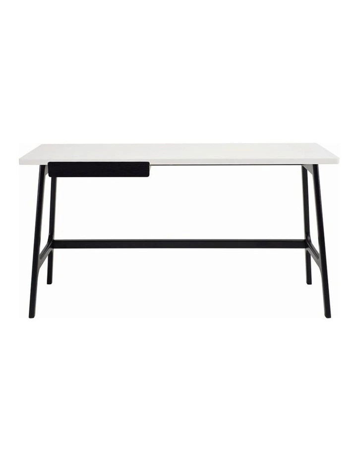 Morey Study Desk in White image 2