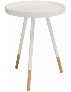 Innis Side Table in White
