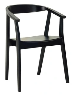 Greta Dining Chair in Black