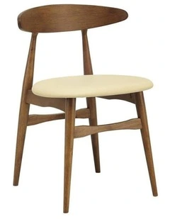 Telyn Dining Chair in Cocoa +Cream