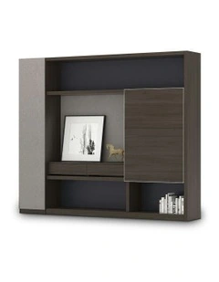 Carter Display Cabinet 2.4M in Coffee