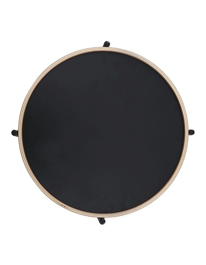 Tanix  Round Side Table in Black image 5