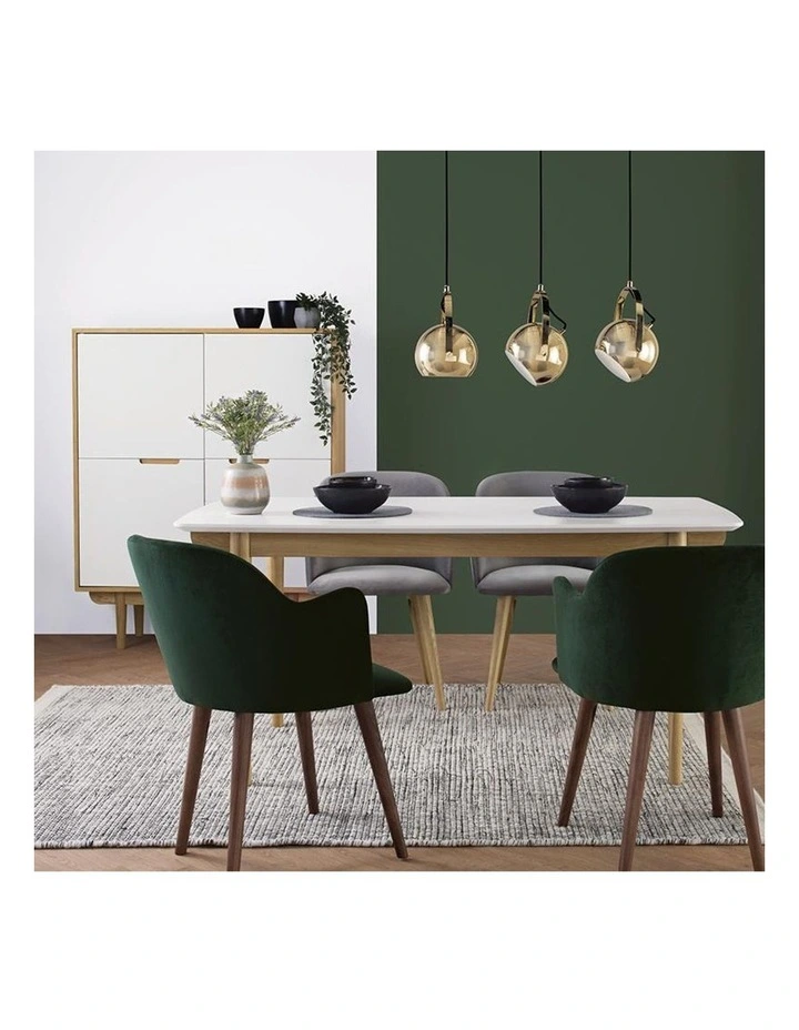 Nayeli Dining Chair in Dark Green image 5