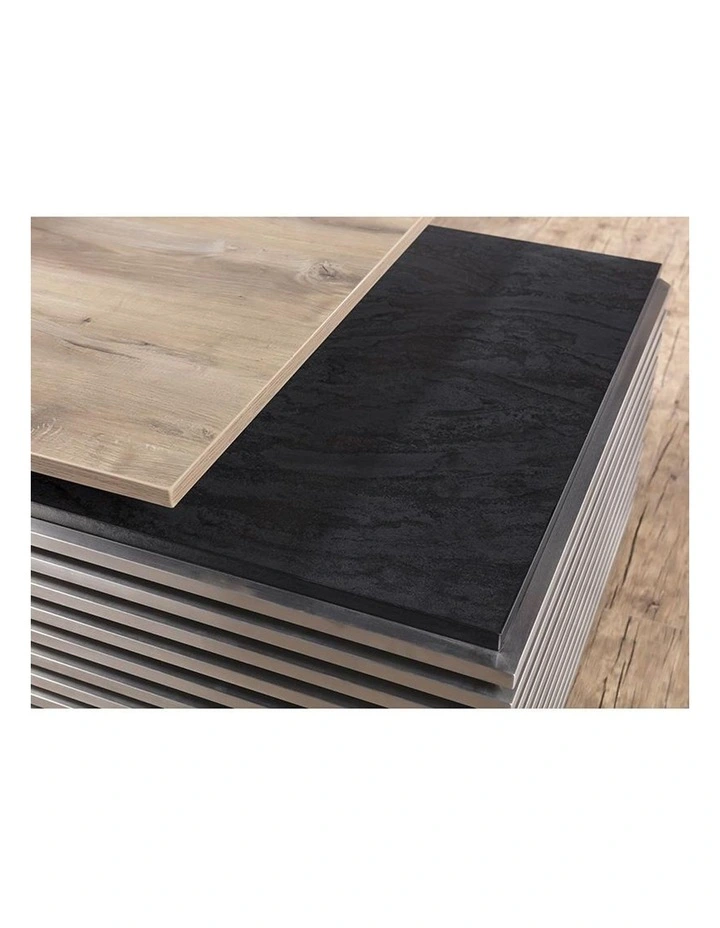 Phoenix Executive Office Desk 2.8m in Mahogany Black image 7
