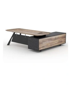 Easton Executive Office Desk With Left Return 2.2M in Mahagony