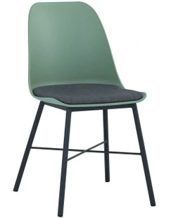 Laxmi Dining Chair in Dusty Green/Black