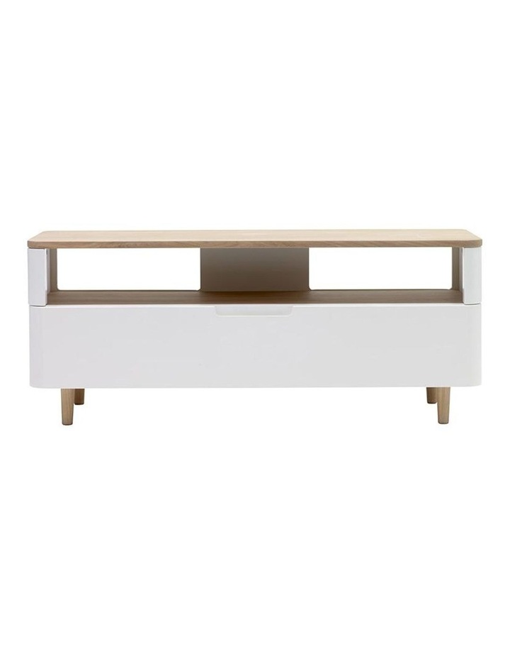 Chelsea TV Unit With Shelf 164cm White Gloss Truffle Oak atelieryuwa