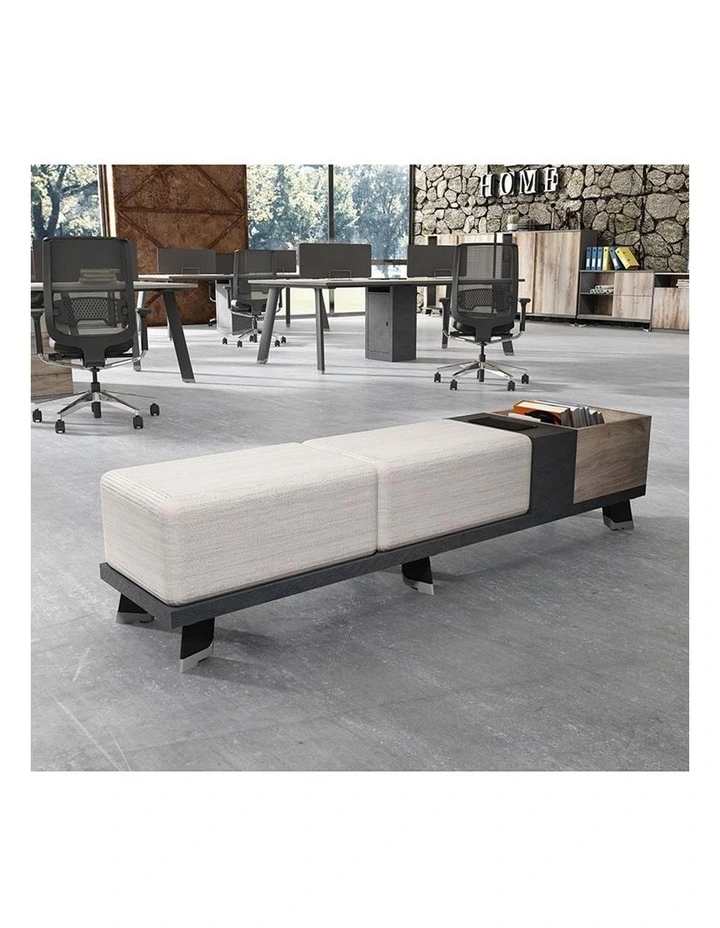 Haldis Bench Mahogany Black image 2