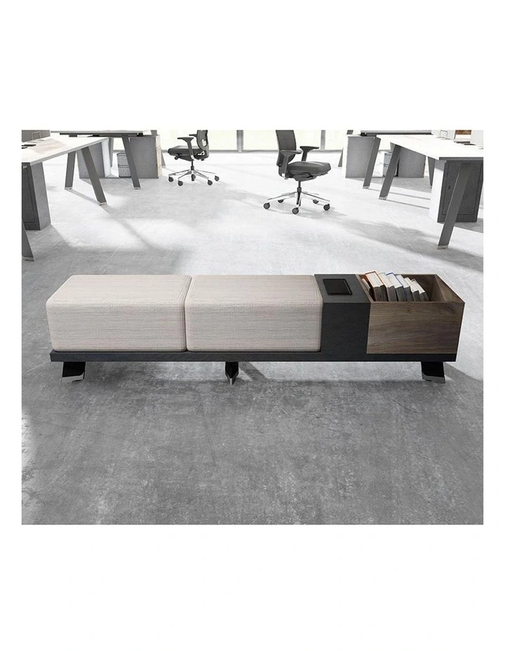 Haldis Bench Mahogany Black image 3