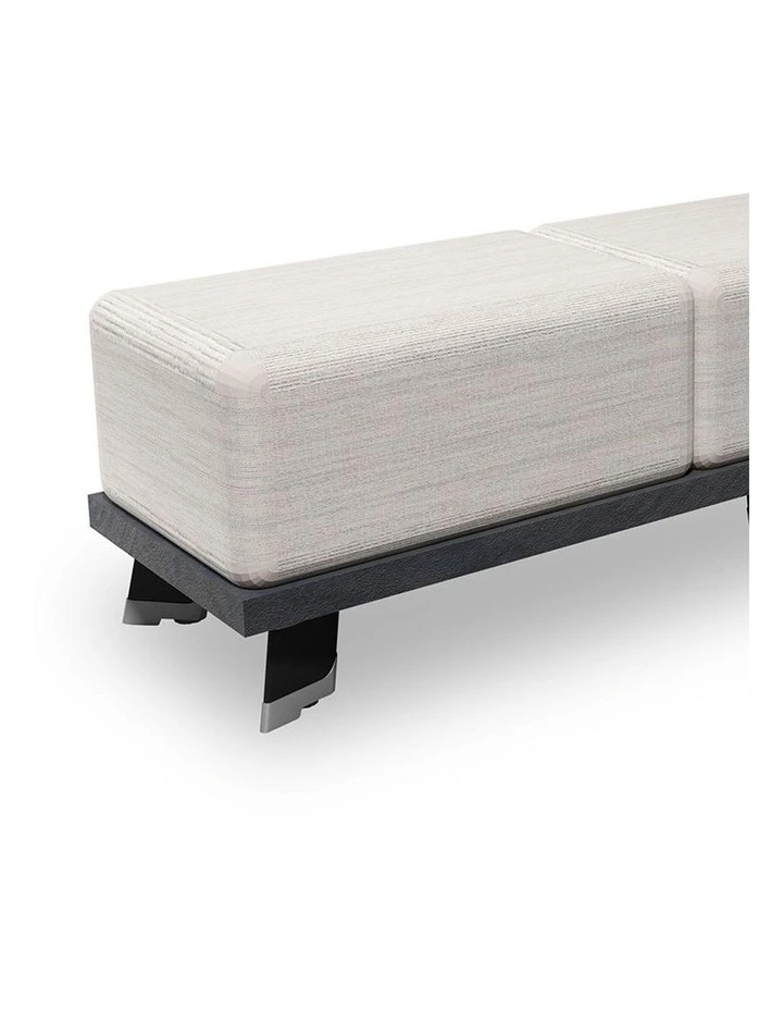 Haldis Bench Mahogany Black image 5