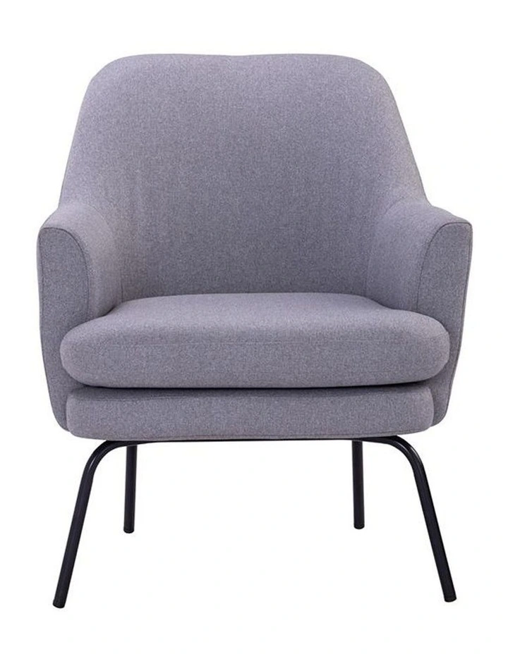 Lucian Lounge Chair Pewter Grey image 2