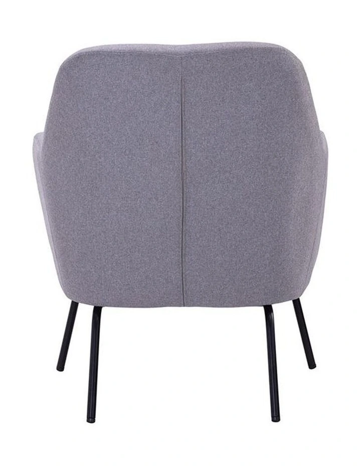 Lucian Lounge Chair Pewter Grey image 4