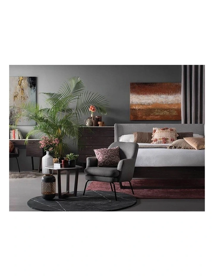 Lucian Lounge Chair Pewter Grey image 5