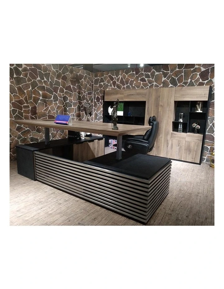 Phoenix 2.0 Sit Stand Electric Lift Executive Office Desk with Right Return 2.8m image 3