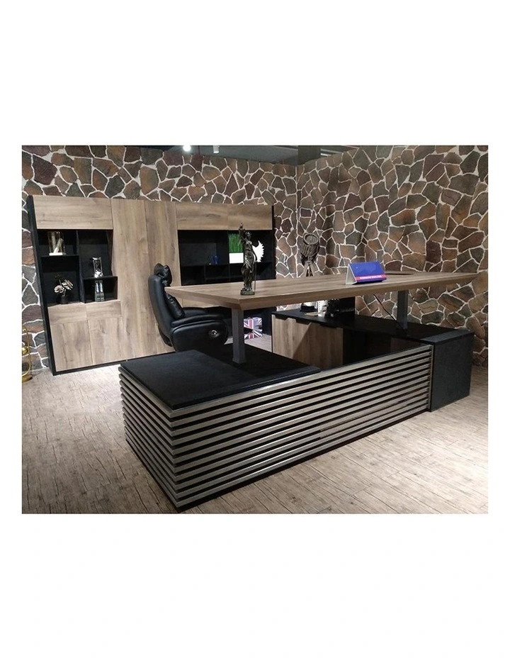 Phoenix 2.0 Sit Stand Electric Lift Executive Office Desk with Left Return 2.8m image 4